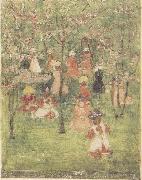 Maurice Prendergast Spring in Franklin Park oil on canvas